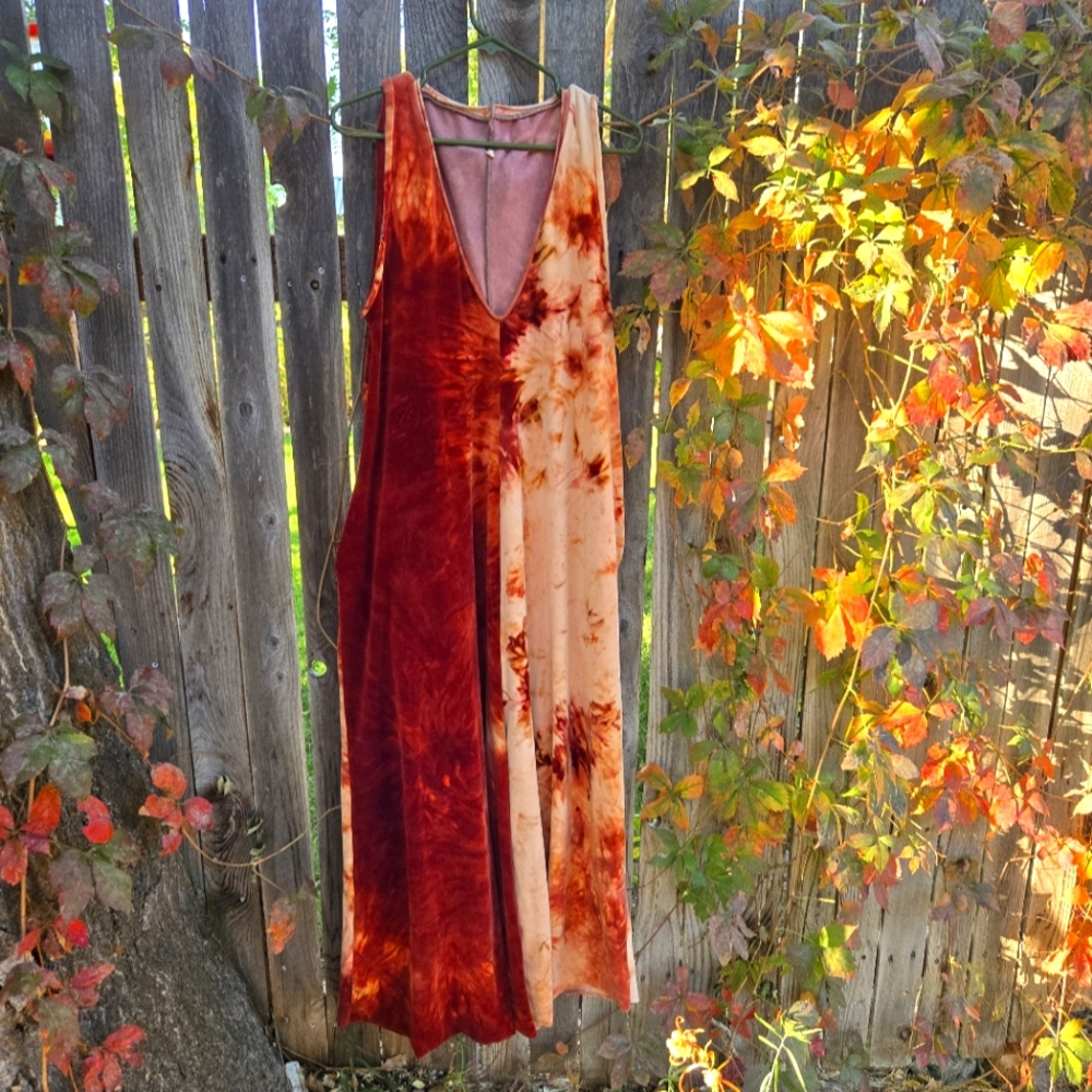 Sinew Moon Saturday's Child velour jumpsuit
